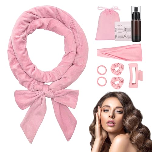 Nckihrkk 9 Pezzi Bigodino Lungo Per Boccoli, Heatless Hair Curler, Velluto Morbido Bigodini Morbidi Per Dormire, Bigodino Fascia Capelli Per Capelli M