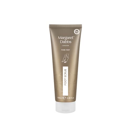 Margaret Dabbs Pure Natural Foot Scrub Removes Dry And Flaky Skin With Buriti And Jojoba Oil 100Ml