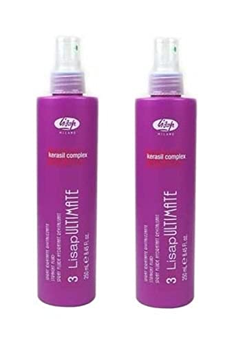 Lisap, Fluido Lisciante Ultimate Da 250Ml, Confezione Da 2