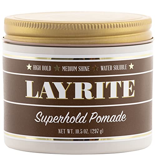 Layrite Superhold Pomata 297G | Presa Forte | Solubile In Acqua | Lucentezza Media