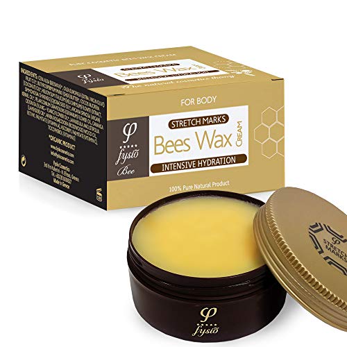 Fysio Crema Per Smagliature E Cicatrici Con Cera D'Api, Olio D'Oliva E Oli Essenziali | Ingredienti 100% Naturali | Miglior Idratante Corpo Per La Cor