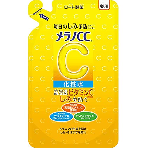 Rohto Melano Cc Medicinal Stain Measures Lotion 170Ml - Refill(Green Tea Set)