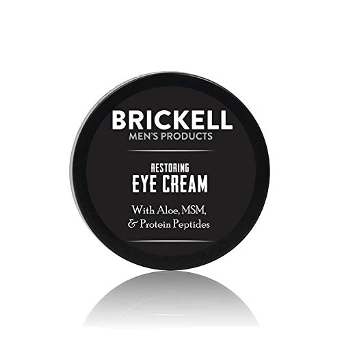 Brickell Men'S Products Crema Ripristino Per Occhi, Naturale Ed Organica, Anti-Invecchiamento, Crema Per Occhi Per Ridurre Il Gonfiore, Le Rughe I Cer