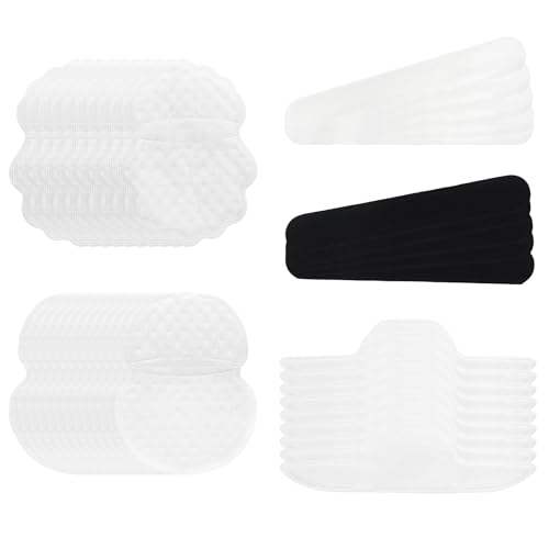 Elepl 120 Pezzi Assorbenti Ascellari Antisudore 40 Cappello Assorbenti Antisudore 20 Colletto Dei Vestiti Sudore Pad Ascelle Assorbenti Ultra-Assorben