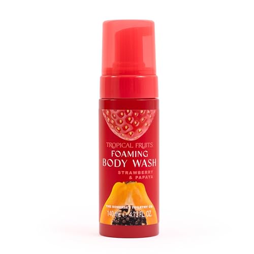 Tropical Fruits Strawberry And Papaya Foaming Body Wash 140Ml