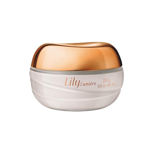 O Boticario Lily Lumiere Satin Cream, Hydrating Body Cream, 24 Hour Fragranced Body Butter For Dry Skin, 8.8 Ounce