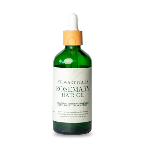 Olio Di Rosmarino Per Capelli - Trattamento Naturale Per Crescita & Rinforzo | Hair Oiling Anticaduta, Stimolante & Nutriente | Olio Essenziale Puro 1