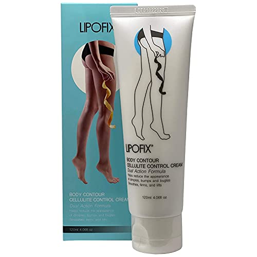 Lipofix Crema Anticellulite – Crema Anticellulite Per Tonificare E Contornare Tutto Il Corpo, Tonificante Per Cosce, Fianchi E Braccia. Formula Perfet