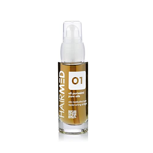 Hairmed, O1 Olio Capelli, Con Olio Di Argan, Macadamia E Jojoba, Olio Capelli Ristrutturante, Olio Capelli Mare, 30 Ml
