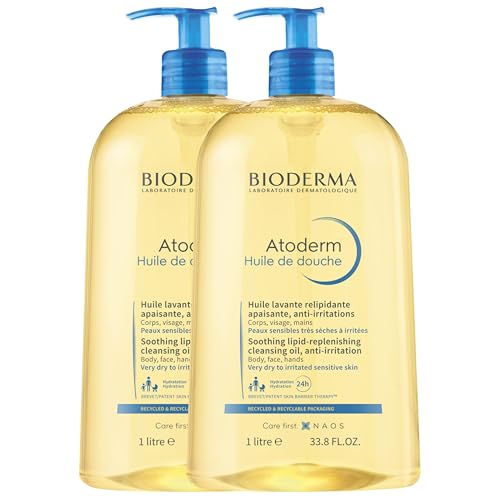 Atoderm Olio Lavante | Idratazione E Comfort Immediato | Nutre Intensamente | Pulisce, Relipido E Lenisce Le Irritazioni | Ottima Tolleranza | Made In