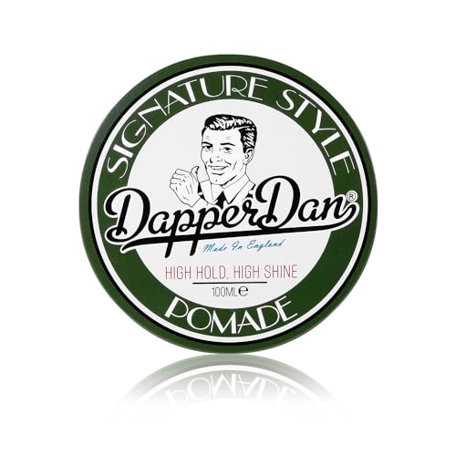 Dapper Dan Signature Style Pomade, Pomata Per Capelli Ad Alta Brillantezza E Tenuta Elevata Per Uomini, Realizza Stili Classici, Pomata A Base D'Acqua