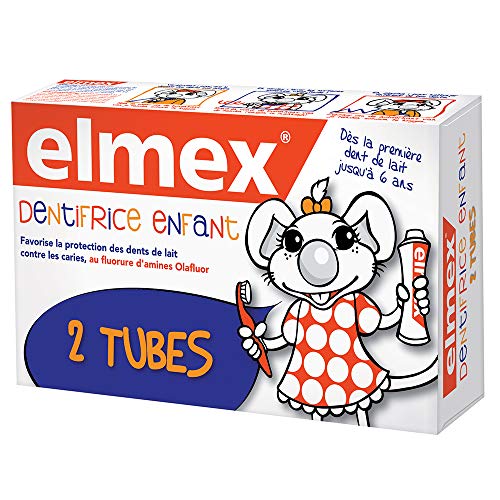Elmex - Dentifricio Bambino Fino A 6 Anni 2 X 50 Ml Elmex