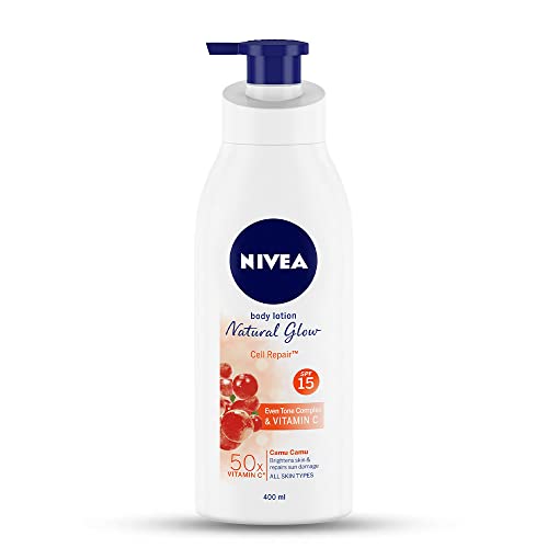 Nivea Extra Whitening Cell Repair Lozione Corpo, Con Filtro Di Protezione Solare Spf 15 (Etichetta In Lingua Italiana Non Garantita)