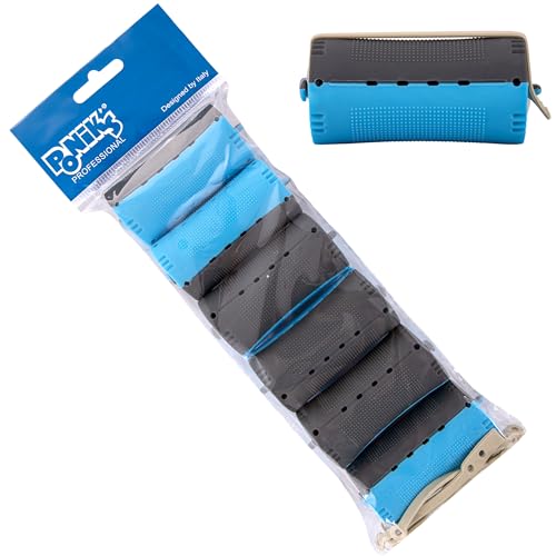 Ponik'S Professional - Bigodini Permanenti, Bigodini Per Set Permanente, 6 Pezzi, Bigodini Permanenti 40 Mm, Piccolo Bigodino Ondulato Freddo Con Ling