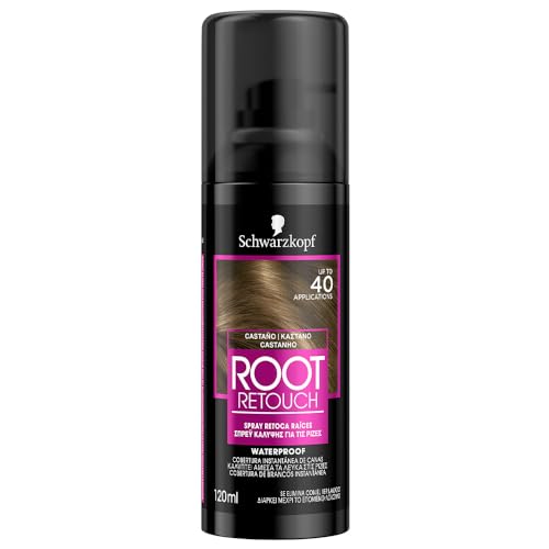 Schwarzkopf Root Retouch Spray Colorante Per Capelli 120 Ml, Marrone