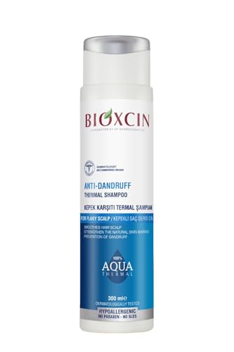 Bioxcin Shampoo Termico Anti-Forfora, Efficace Contro La Forfora, Con Acqua Termale, Probiotici E Zinco, 300 Ml