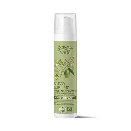 Bottega Verde - Olivo Sublime, Olio In Gel Struccante, 100 Ml, Nutriente Setificante, Con Olio Di Oliva Iperfermentato, Per Pelli Normali O Secche
