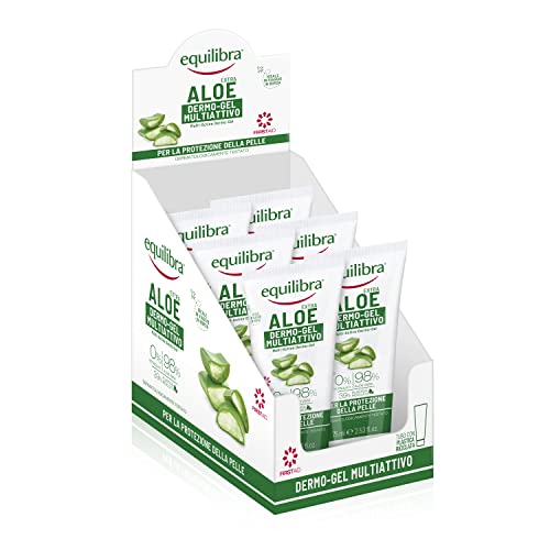 Equilibra Corpo, Aloe Dermo-Gel, Gel Lenitivo A Base Di Aloe Vera, Crema Corpo Per Arrossamenti, Sollievo Dopo Sole, Post Depilazione O Rasatura, Ross