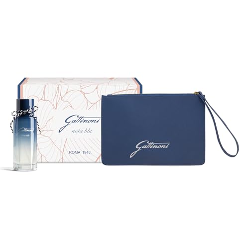 Gattinoni | Nota Blu Gift Set, Eau De Parfum 75Ml - Pochette Ufficiale Gattinoni, Fragranza Agrumata E Floreale