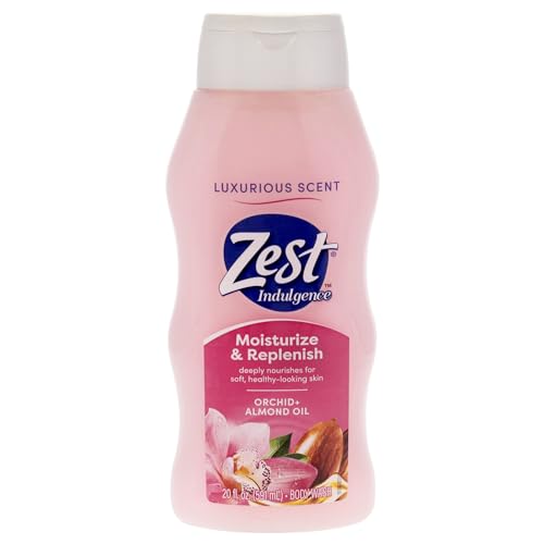 Zest Body Wash Enriched With Almond Oil, Invigorating Scent, Hydrating Body Soap – Ideal For All Skin Types – Lush Orchid And Almond Oil, 532 Ml