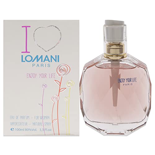 Lomani - Spray Edp Da Donna, Con Scritta "Enjoy Your Life"