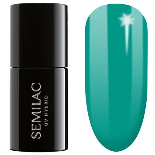 Semilac Smalto Uv Hybrid 448 Azure Green 7 Ml