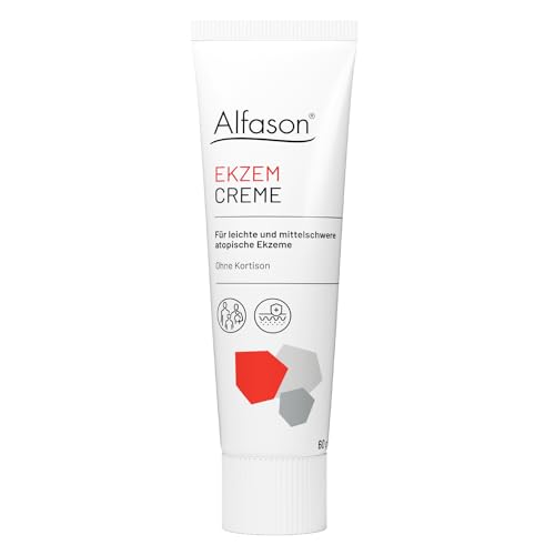 Alfason Eczema Crema - Trattamento Senza Cortisone Dei Sintomi Dell'Eczema Atopico -Prurito Cutaneo- 60G