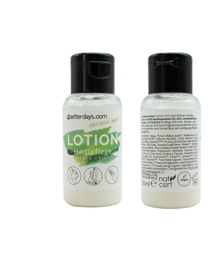 Lozione Naturale Per Corpo, Capelli E Mani – Cura Della Pulizia – Lozione Biologica – Dispenser Per Campioni E Viaggi – 30 Ml – Lozione Vegana – Prodo