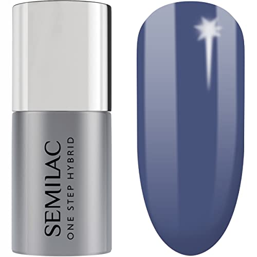 Semilac Uv Smalto Hybrid One Step Hybrid 3In1 S850 Calm Ocean Blue 5 Ml