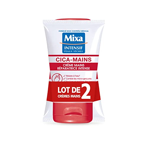 Mixa Cica-Mani Crema Mani Riparatrice Intense, Confezione Da 2 X 50 Ml