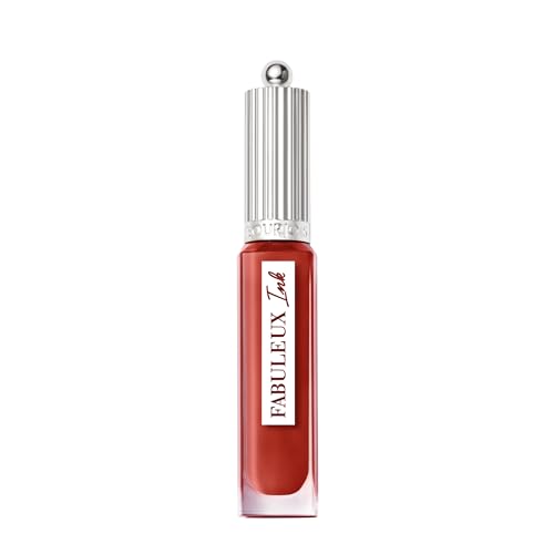 Bourjois Fabuleux Ink Lacquer, 08 Cinna'Mon Amour, Tinta Labbra Glossata, Formula Idratante. Arricchita Con Olio Di Girasole, No Transfer, Non Secca E