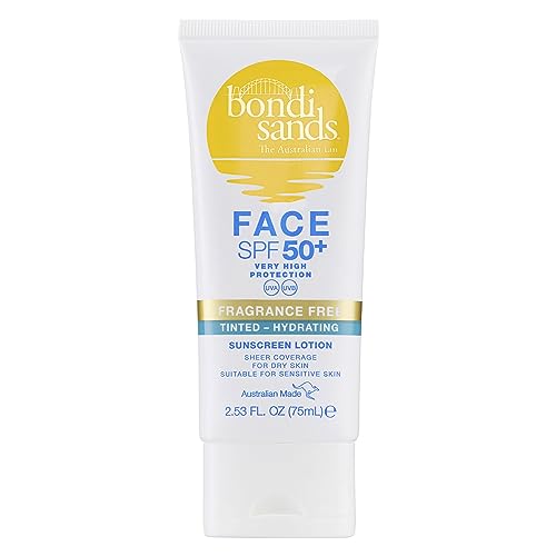 Bondi Sands Spf 50+ Fragrance Free Hydrating Tinted Face Lotion 75Ml