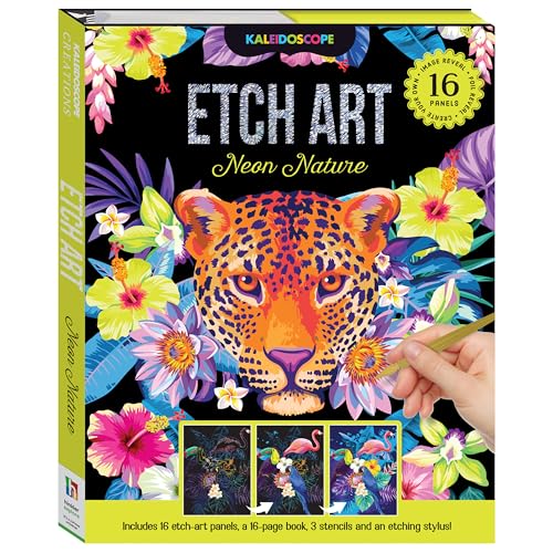 Kaleidoscope Etch Art Creations Neon Nature