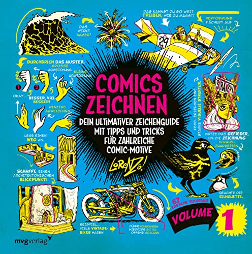 Comics Zeichnen - 67 Einfache Tutorials (Volume 1): Dein Ultimativer Zeichenguide Mit Tipps Und Tricks Für Zahlreiche Comic-Motive. How To Think When