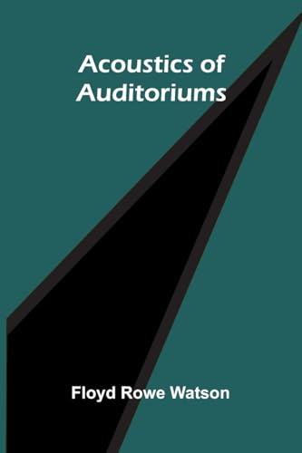 Acoustics Of Auditoriums