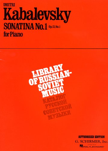 Sonatina No. 1, Op. 13: Piano Solo