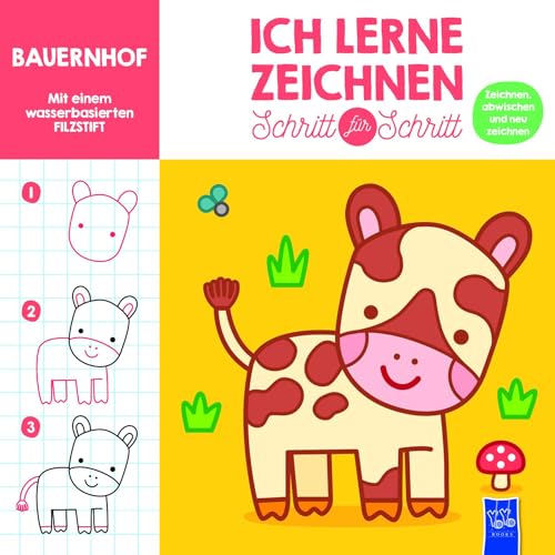Ich Lerne Zeichnen - Schritt Für Schritt: Bauernhof