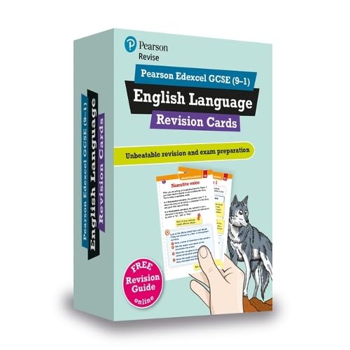 Revise Pearson Edexcel Gcse (9-1) English Language Revision Cards: Includes Free Online Edition Of Revision Guide