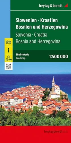 Slowenien-Kroatien-Bosnien-Herzegowina 1:500 000 2024: Ak 7002-23