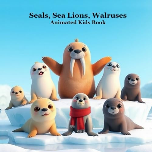 Seals, Sea Lions, Walruses, Animated Kids Book: Great Book For Younger Children About Seals, Sea Lions, Walruses.
