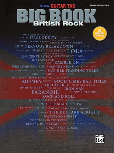 The New Guitar Tab Big Book Of British Rock: Guitar Tab Edition
