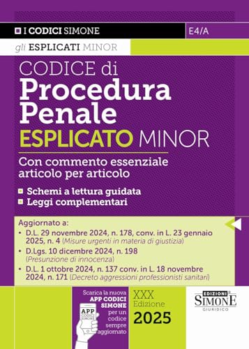 Codice Di Procedura Penale Esplicato Minor