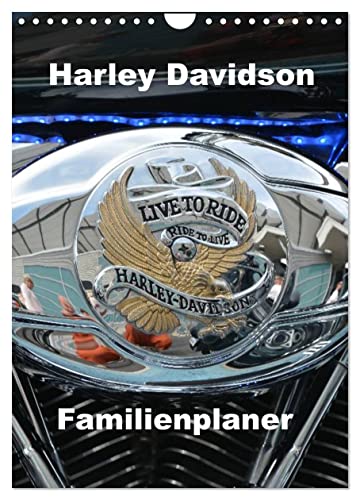 Harley Davidson Familienplaner (Wandkalender 2025 Din A4 Hoch), Calvendo Monatskalender [Calendar] Bartruff, Thomas