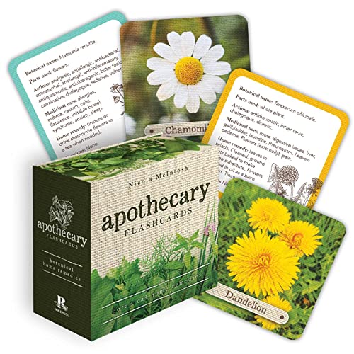 Apothecary Flashcards: A Reference Explaining Herbs And Their Medicinal Uses