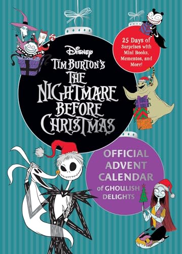 The Nightmare Before Christmas Official Calendar Ghoulish Delights: 25 Days Of Surprises With Mini Books, Mementos, And More!
