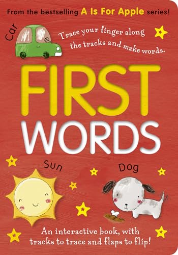 First Words: An Interactive Book, With Tracks To Trace And Flaps To Lift!