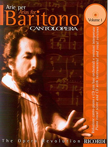 Cantolopera: Arie Per Baritono Vol. 1 Per Voce E Pianoforte +Cd
