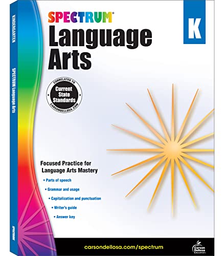 Spectrum Language Arts, Kindergarten