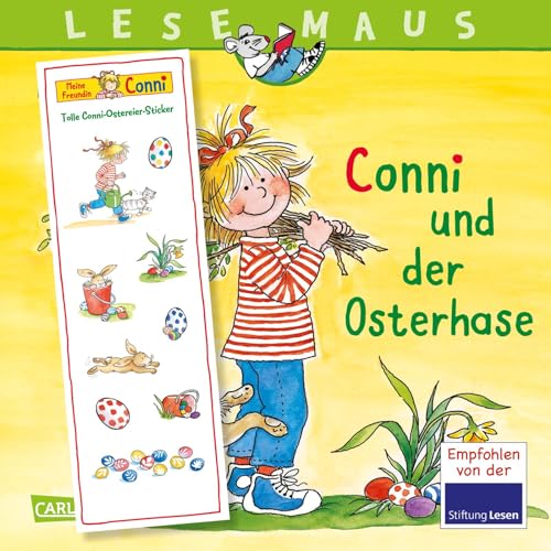 Lesemaus 77: Conni Und Der Osterhase: Mit Tollem Oster-Stickerbogen | Fröhliche Bilderbuchgeschichte Für Kinder Ab 3