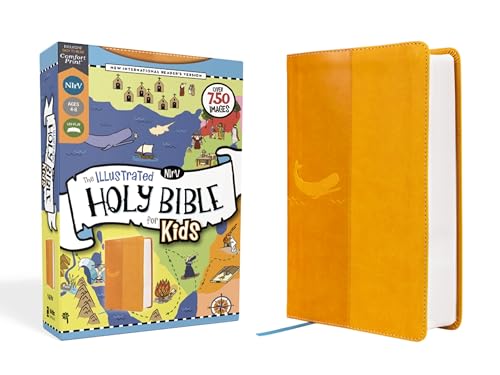 Holy Bible: New International Reader'S Version, The Illustrated Holy Bible For Kids, Mango, Leathersoft, Full-Color Illustrations, Full-Color Child ..
